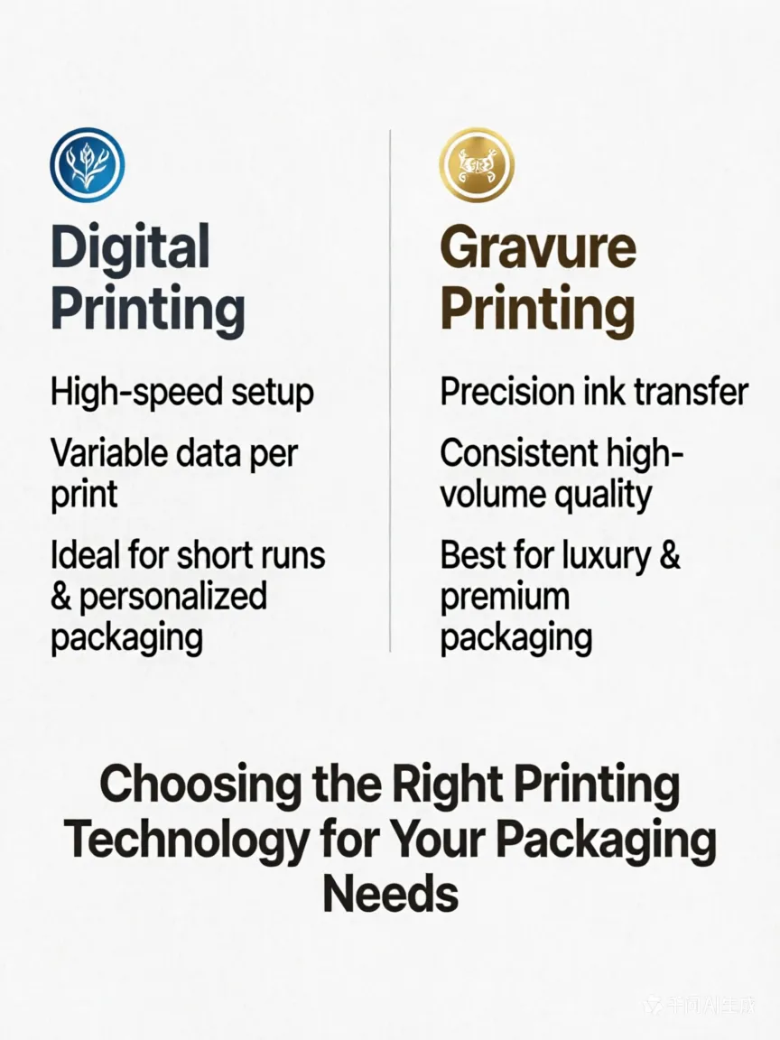 Percetakan Digital vs. Percetakan Gravure Mana yang Tepat untuk Merek Anda