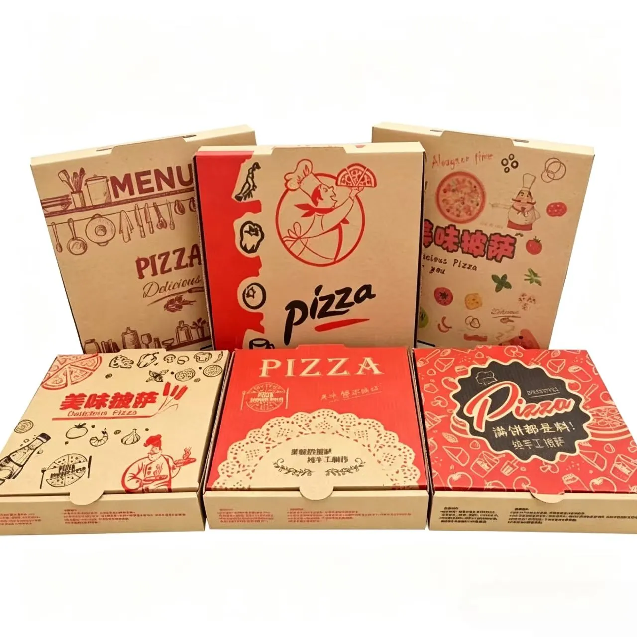 Toko pizza Australia memesan ulang kotak pizza khusus