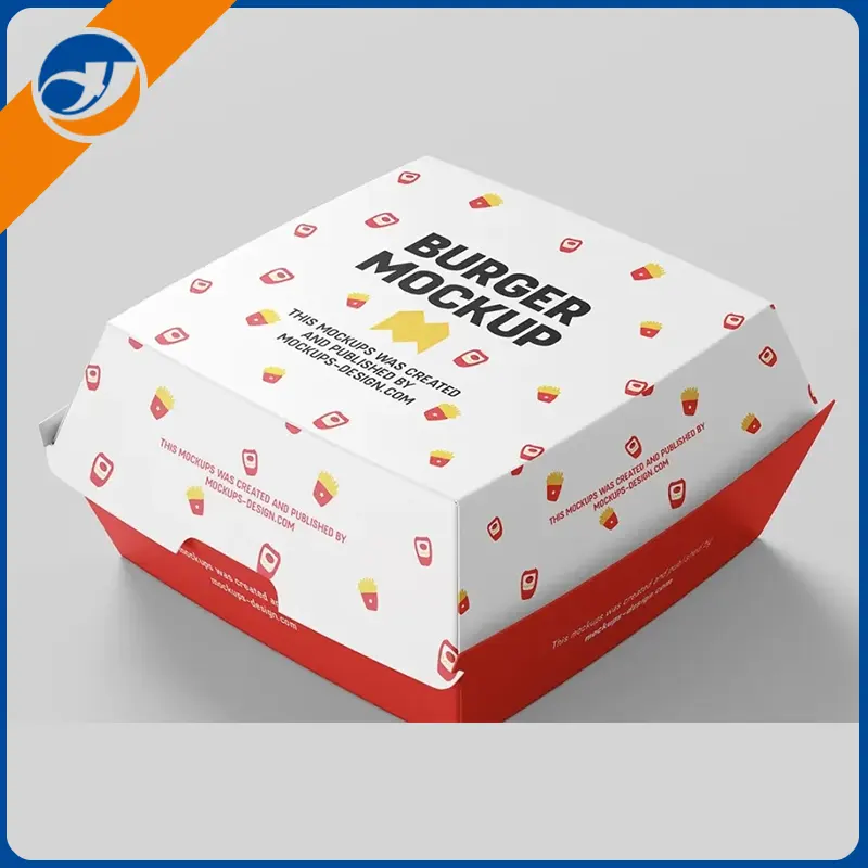 Kotak hamburger berwarna -warni