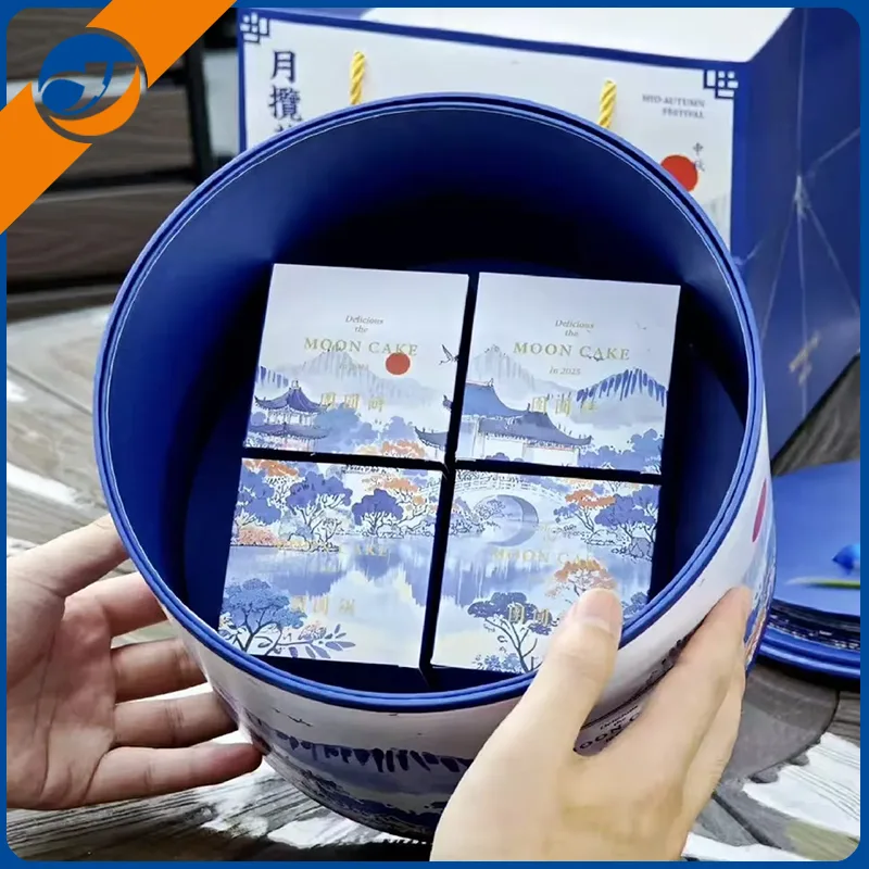 Kotak Hadiah Kue Bulan yang Indah
